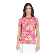 Versace Jeans Couture T-Shirts Pink, Dam
