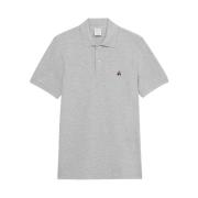Brooks Brothers Grå Heather Slim Fit Stretch Bomull Pique Polo Gray, H...