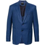 Ermenegildo Zegna Blazers Blue, Herr