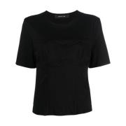 Federica Tosi T-Shirts Black, Dam