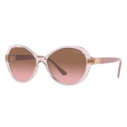 Vogue Trendiga Rosa Solglasögon med Gradientglas Pink, Dam