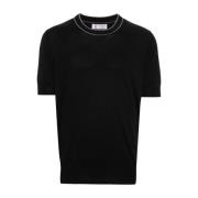 Brunello Cucinelli T-Shirts Black, Herr