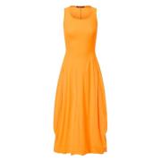 High Midi Dresses Orange, Dam