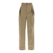 Maison Margiela Trousers Beige, Dam