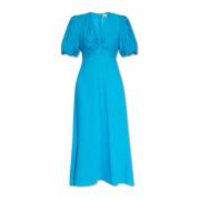 Diane Von Furstenberg Majorie klänning Blue, Dam