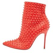 Christian Louboutin Pre-owned Pre-owned Laeder stvlar Red, Dam