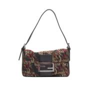 Fendi Vintage Pre-owned Tyg handvskor Multicolor, Dam