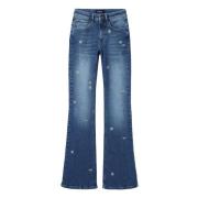 Desigual Flared Jeans Blue, Dam