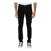 John Richmond Slim-fit Jeans Black, Herr