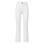 Pinko Boot-cut Jeans White, Dam