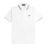 Fred Perry Polo Shirts White, Herr
