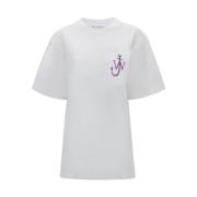 JW Anderson Naturligt Söt T-shirt White, Dam