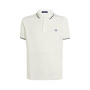 Fred Perry Polo Shirts White, Herr