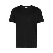 Saint Laurent Rive Gauche T-shirt Black, Herr