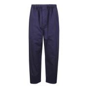 Lemaire Straight Trousers Blue, Herr