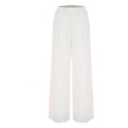 Kocca Wide Trousers White, Dam