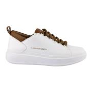 Alexander Smith Vita Läder Sneakers White, Dam