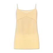 Fabiana Filippi Sleeveless Tops Yellow, Dam