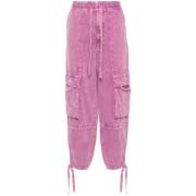 Isabel Marant Étoile Straight Trousers Pink, Dam