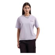 Olaf Hussein Waves Tee Lila Purple, Dam