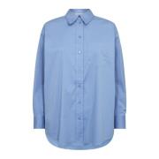Co'Couture Oversize Cottoncc Crisp Skjorta Blue, Dam
