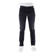 Haikure Slim-fit Jeans Black, Herr