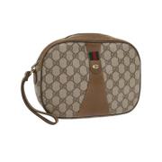 Gucci Vintage Pre-owned Canvas gucci-vskor Beige, Dam