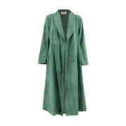 Mono Single-Breasted Coats Green, Dam