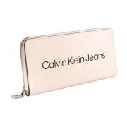 Calvin Klein Wallets Cardholders Beige, Dam