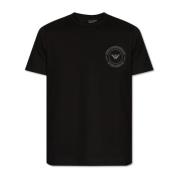 Emporio Armani T-shirt med logotyp Black, Herr