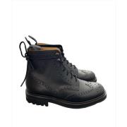 Church's Läder Ankel Boot Black, Herr