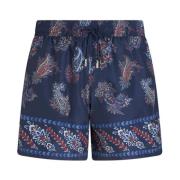 Etro Beachwear Blue, Herr