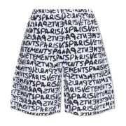 Vetements Shorts med logotyp White, Herr