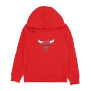 Nike NBA Club Logo Fleece Hoodie Red, Herr