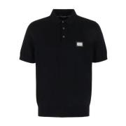 Dolce & Gabbana Polo Shirts Black, Herr
