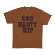 Carhartt Wip Brun Wiles Tee Streetwear T-shirt Brown, Herr
