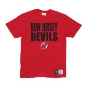 Mitchell & Ness NHL Legendarisk Slub Tee Original Lagfärger Red, Herr