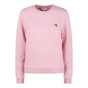 Maison Kitsuné Sweatshirts Hoodies Pink, Dam