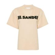 Jil Sander T-Shirts Beige, Dam