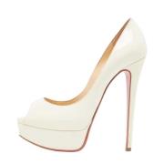 Christian Louboutin Pre-owned Pre-owned Laeder klackskor Beige, Dam