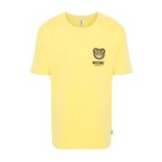 Moschino T-Shirts Yellow, Herr