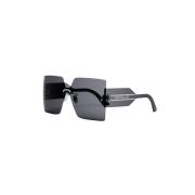 Dior Stiliga röklins solglasögon Gray, Unisex