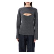 The Garment Round-neck Knitwear Gray, Dam