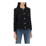 Khaite Light Jackets Black, Dam