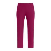 LauRie Cropped Trousers Purple, Dam