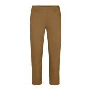 LauRie Slim-fit Trousers Brown, Dam