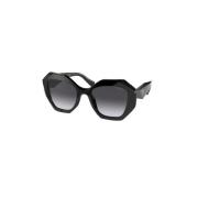 Prada Svart Ram Solglasögon för Kvinnor Black, Dam