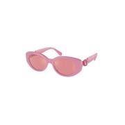 Swarovski Rosa Spegelglasögon för Kvinnor Pink, Dam