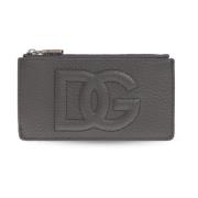 Dolce & Gabbana Korthållare med logotyp Gray, Dam