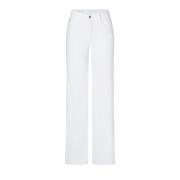 MAC Straight Jeans White, Dam